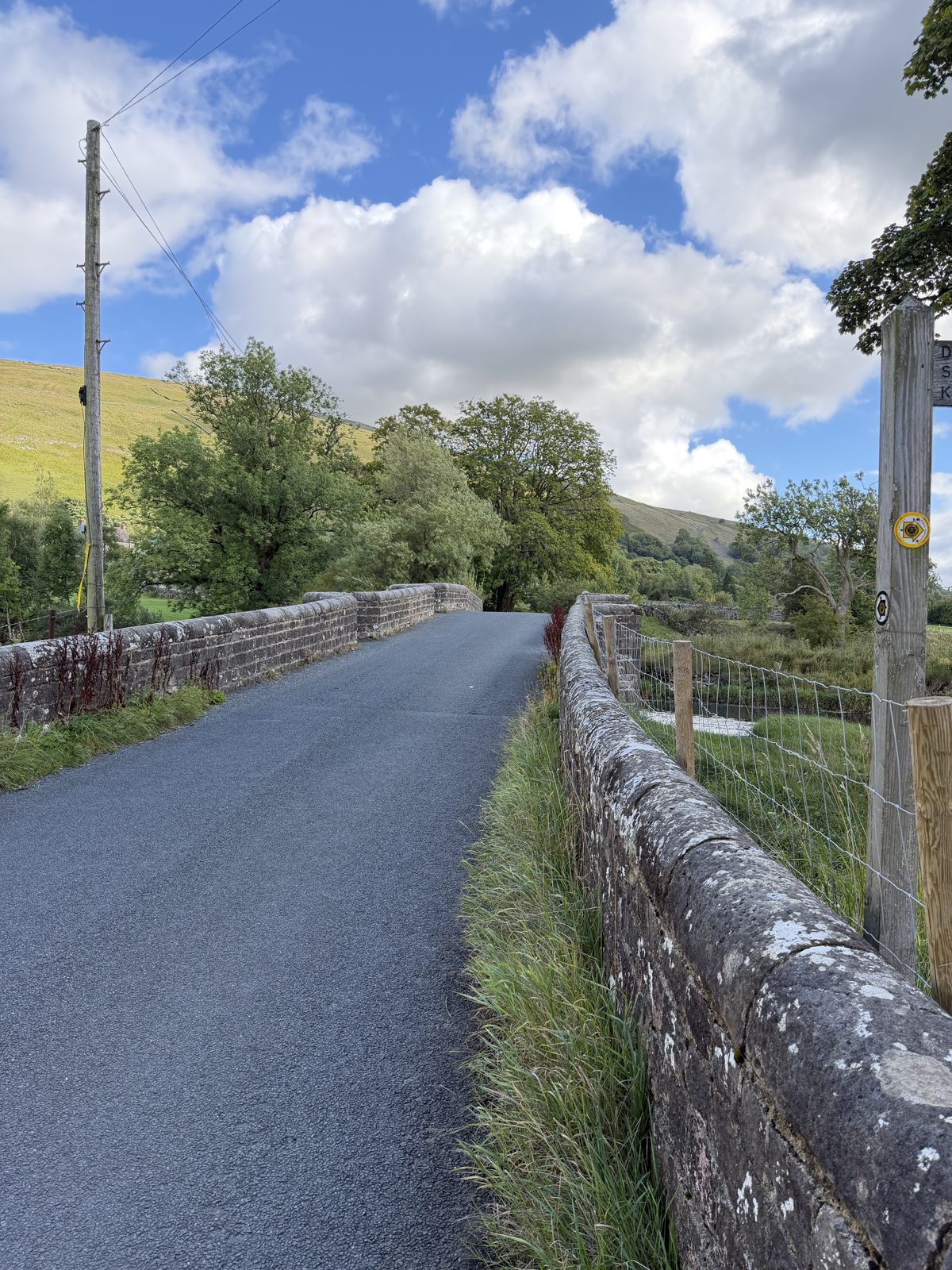 The road bridge over the Wharfe into Buckden
